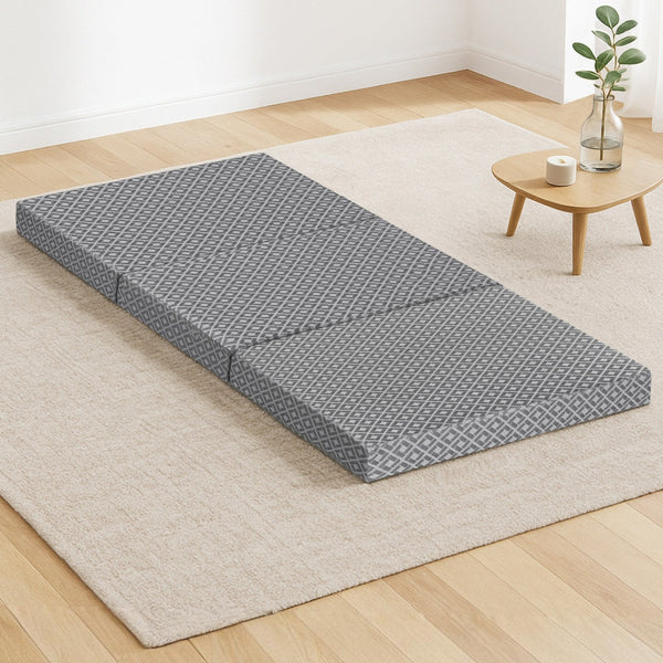 Giselle Foldable Mattress Folding Sofa Bed Trifold Memory Foam Camping Cushion Mat Mattresses