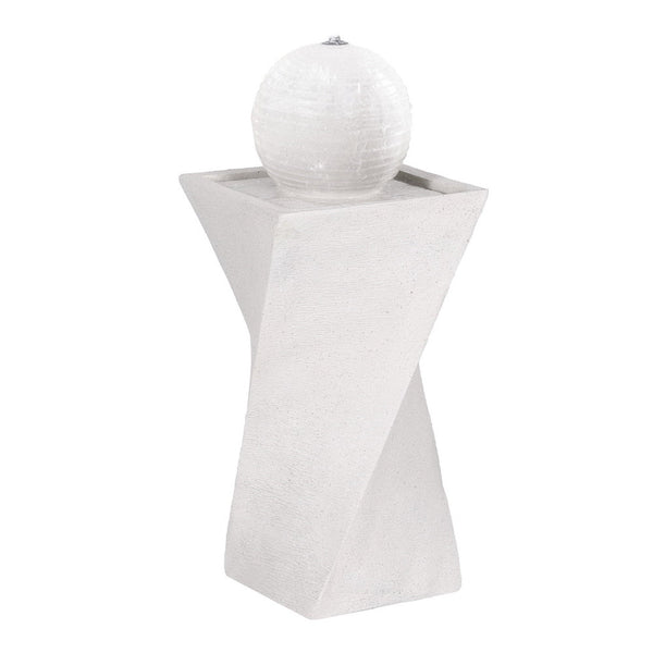 Gardeon Solar Fountain Water Feature Bird Bath Outdoor Garden Led Lights Ball 85Cm Outdoor Fountains