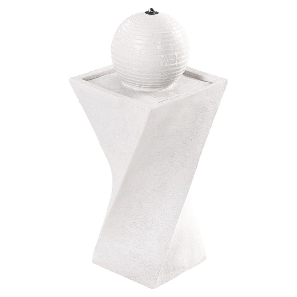 Gardeon Solar Fountain Water Feature Bird Bath Outdoor Garden Led Lights Ball 85Cm Outdoor Fountains