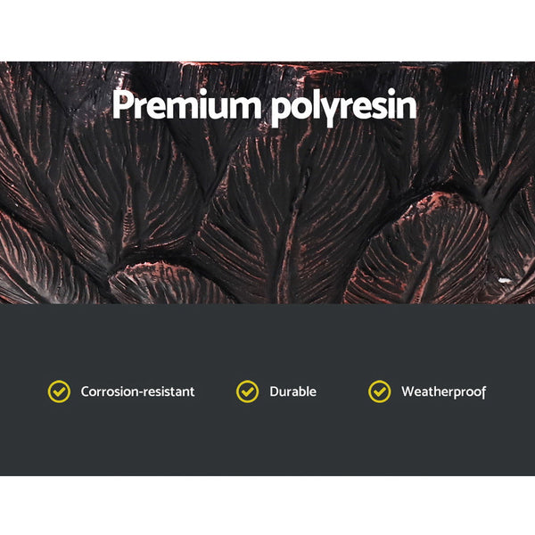 Gardeon Solar Water Feature Tier Fountain With Pump Kit Bird Bath 106Cm Pea Outdoor Fountains