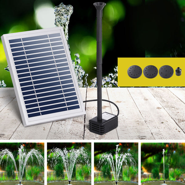Gardeon Solar Pond Pump Submersible Water Fountain Kit 4.4Ft Ponds & Fountain Pumps