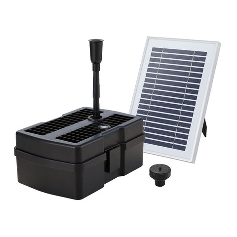 Gardeon Solar Submersible Water Pond Fountain Pump With Filter Box 4.6Ft 470L/H Ponds & Fountain Pumps