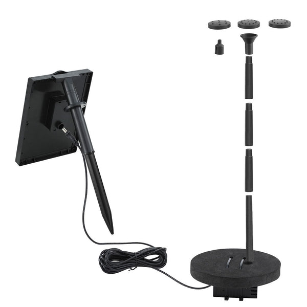 Gardeon Solar Pond Pump Water Fountain Submersible Floating Bird Bath 190L/H Ponds & Fountain Pumps