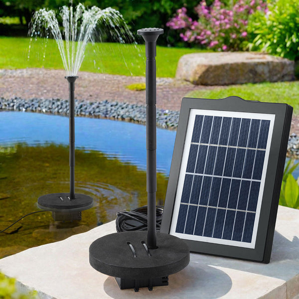 Gardeon Solar Pond Pump Water Fountain Submersible Floating Bird Bath 190L/H Ponds & Fountain Pumps
