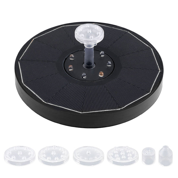 Gardeon Floating Solar Pond Water Fountain Pump Outdoor Fountains Led Light Ponds & Fountain Pumps