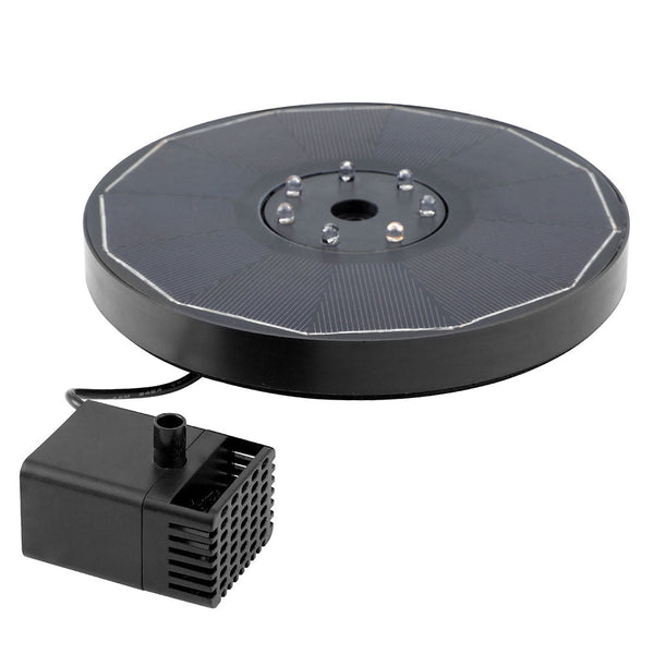 Gardeon Floating Solar Pond Water Fountain Pump Outdoor Fountains Led Light Ponds & Fountain Pumps