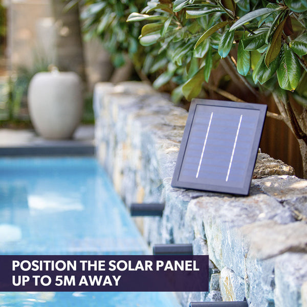 Protege Pot Style Solar Water Feature Fountain With Panel Kit Led Lights Grey Outdoor Fountains