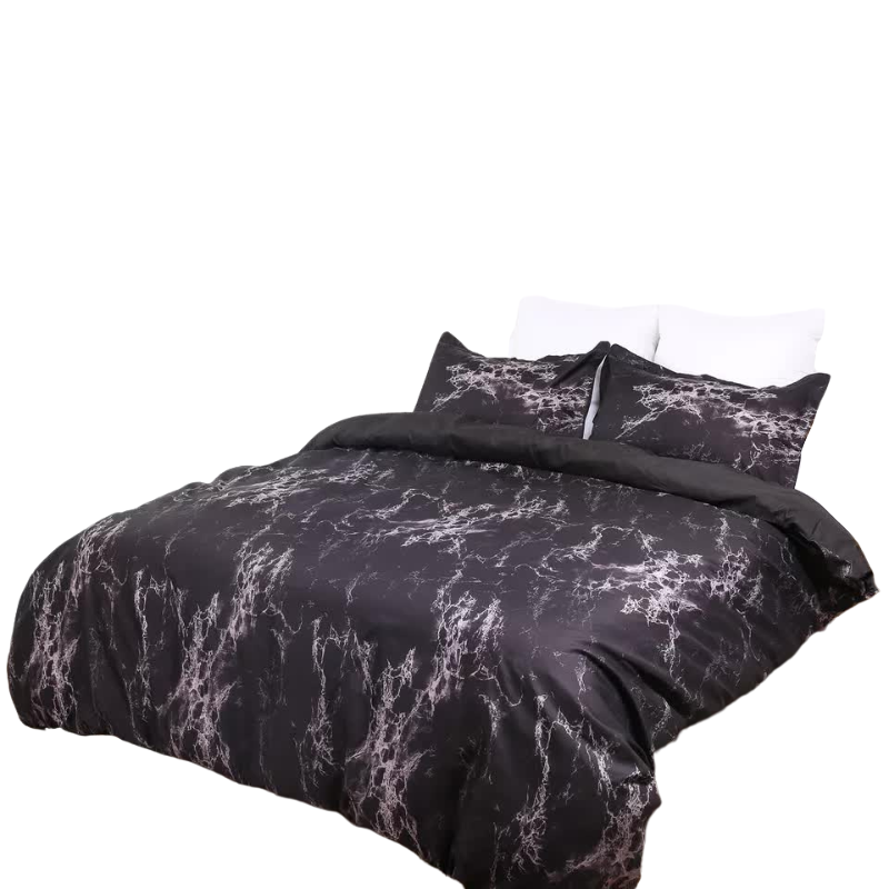 Styleforhome Bold Geometric Print Duvet Cover Set Eco Friendly Material King King Doonas