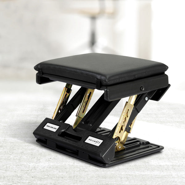 Artiss Foot Rest Stool Office Under Desk Fold Footrest Massage Cushion Pad Black Dressing Tables