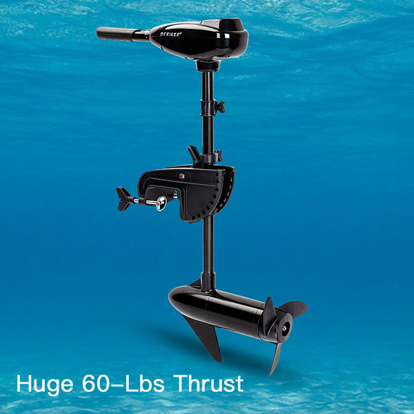 Striker 60Lbs Electric Trolling Motor Inflatable Boat Fishing Marine Outboard Engine Kayaks