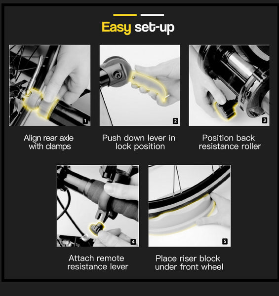 Proflex Indoor Bicycle Trainer Bike Cycling Stationary Magnetic Stand Training Exercise Bikes