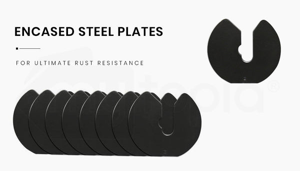 Ativafit 2 X 12.5Kg Adjustable Weight Dumbbell Set For Home Gym Fitness Training Dumbbells