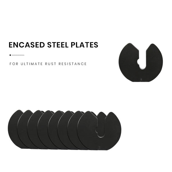 Ativafit 2 X 12.5Kg Adjustable Weight Dumbbell Set For Home Gym Fitness Training Dumbbells