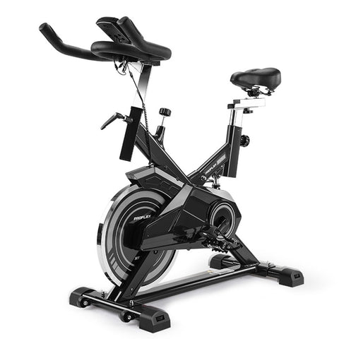 Proflex Spin Bike Flywheel Commercial Gym Exercise Home Workout Grey Exercise Bikes