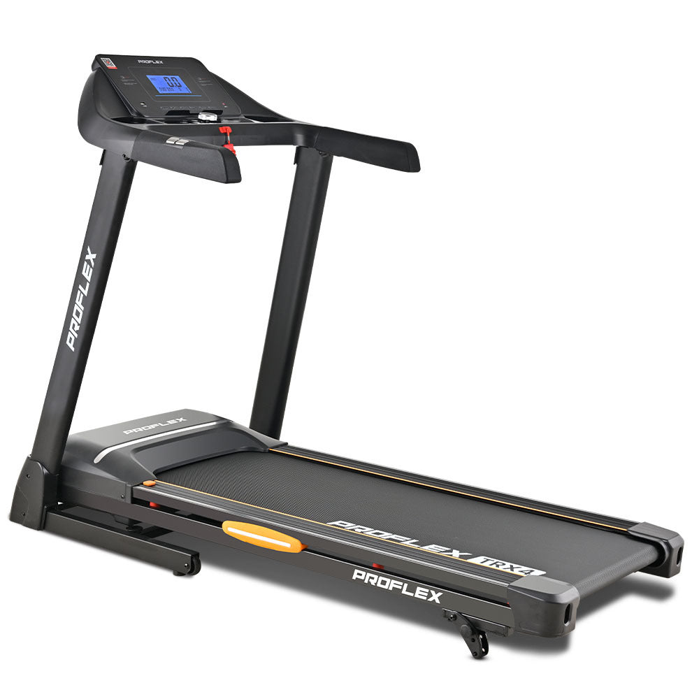 Proflex Trx4 Electric Treadmill Medium Size Foldable Suspension Bluetooth Usb/Mp3 Pulse Sensors Fitness Tracker Treadmills