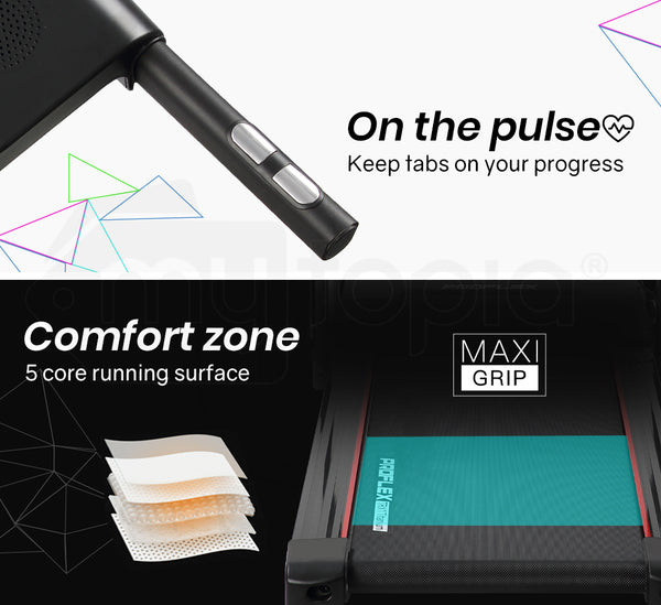 Proflex Treadmill Bluetooth Running Machine Foldable Small Compact Home Electric Treadmills