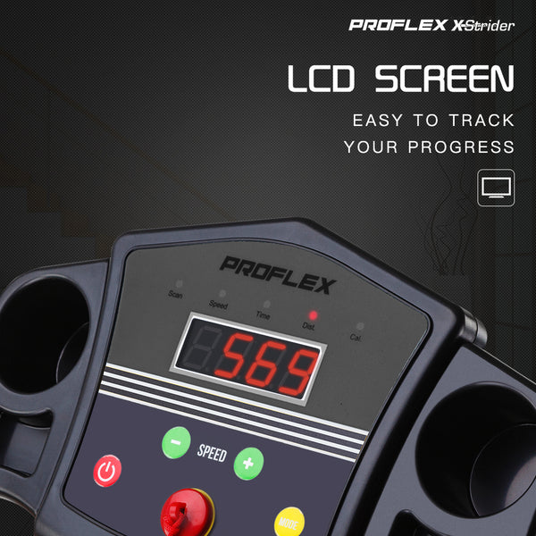 Proflex Mini Walking Electric Treadmill Compact Exercise Machine Fitness Equipment Treadmills