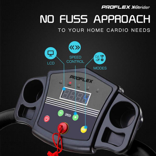 Proflex Mini Walking Electric Treadmill Compact Exercise Machine Fitness Equipment Treadmills