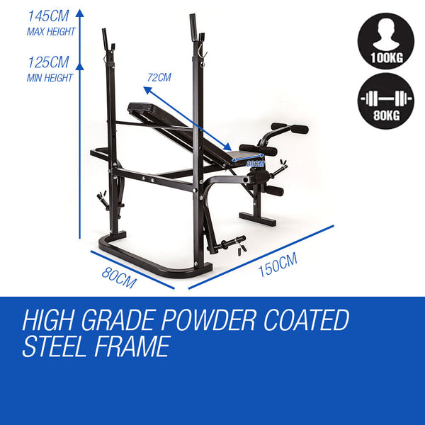 Proflex 7 In 1 Weight Bench Multi Station Home Gym B300 Home Gyms