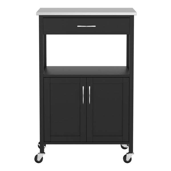 Artiss Kitchen Island Trolley Rolling Serving Cart Storage Drawer Cupboard 60Cm Kitchen Carts