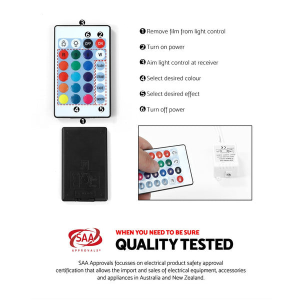 Artiss Coffee Table Led Lights White Coffee Tables