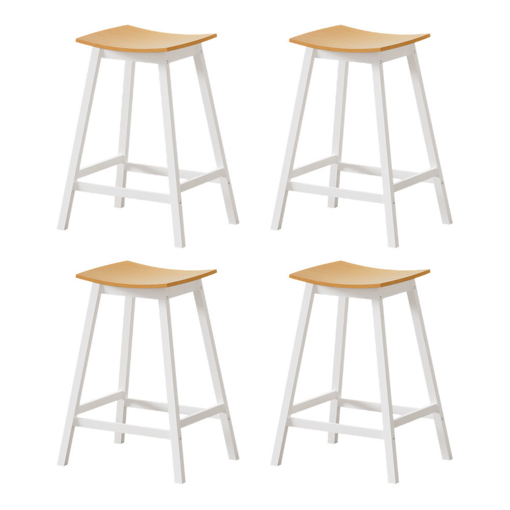 Artiss 4X Bar Stools Chairs Oak Benches Bar Stools