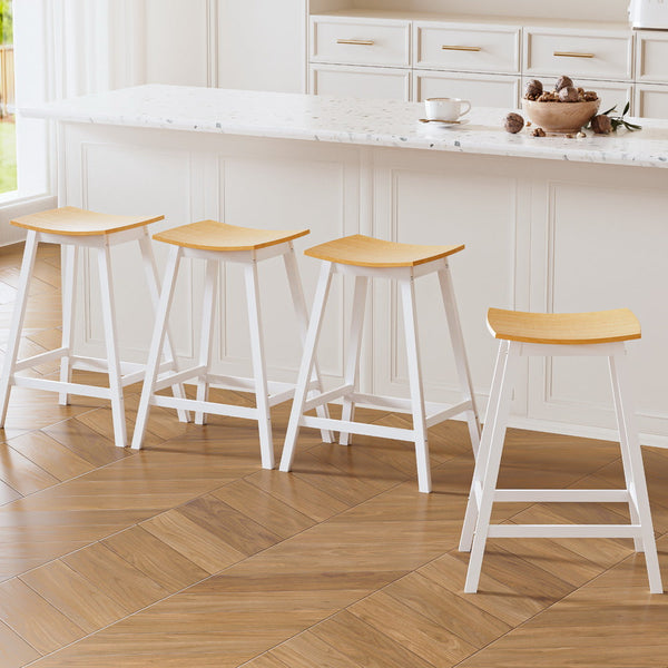 Artiss 4X Bar Stools Chairs Oak Benches Bar Stools
