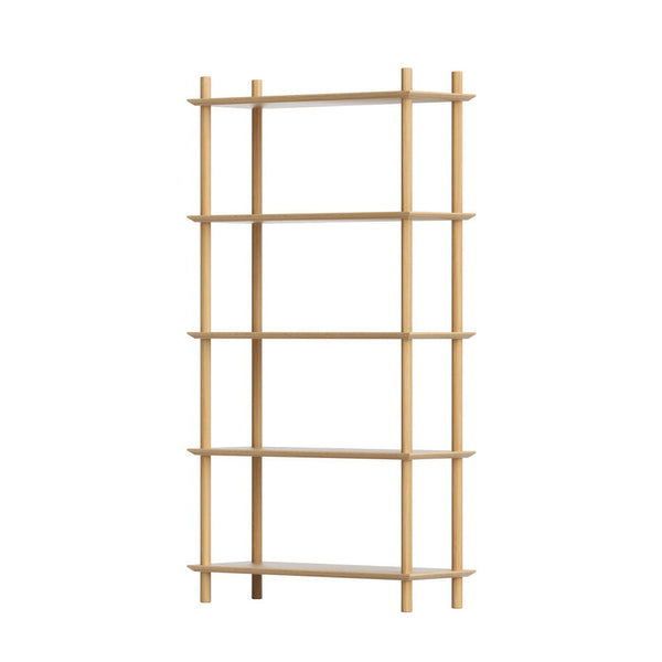 Artiss Bookshelf 5 Tiers Bookcase Display Shelves Wooden Storage Stand Rack Pine Bookshelves