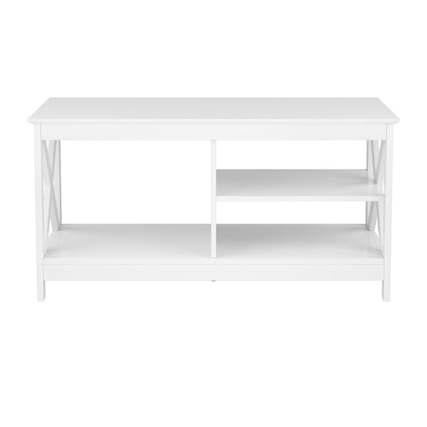 Artiss Coffee Table Storage Shelf White Coffee Tables