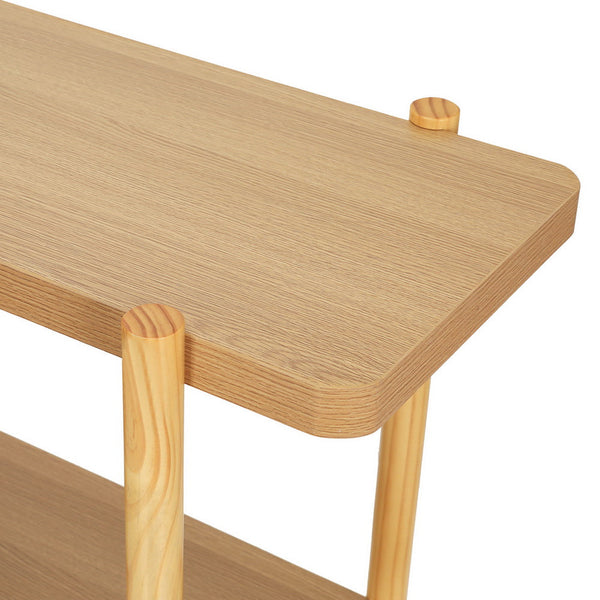 Artiss Console Table 92Cm Tier Pine Sera Tables