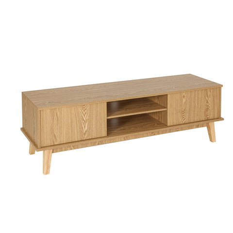 Artiss Tv Cabinet Entertainment Unit Stand Storage Shelves 140Cm Tv Stands & Entertainment Units