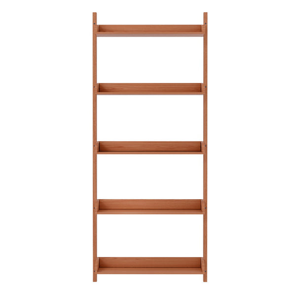 Artiss Bookshelf Floating Shelf Capiz Oak Bookshelves