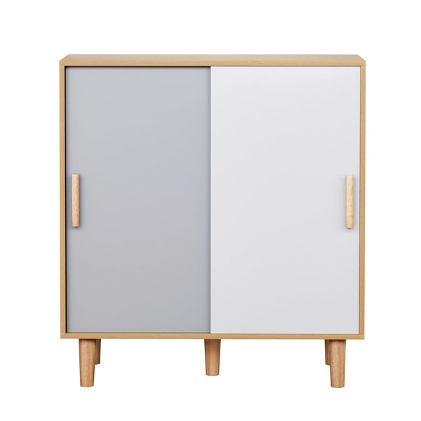 Artiss Shoe Cabinet 30 Pairs Sliding Doors Shoe Cabinets