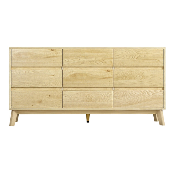 Artiss 9 Chest Of Drawers Tallboy Cabinet Xavi Pine Bathroom Cabinets