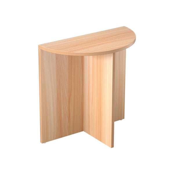 Artiss Coffee Table Semi Circle 48Cm Pine Elva Coffee Tables