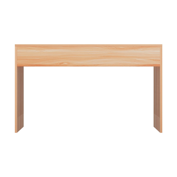 Artiss Coffee Table Rectangle Fluted Side 100Cm Coffee Tables