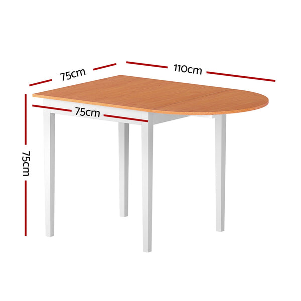 1.1M Artiss Dining Table Extendable Dining Tables