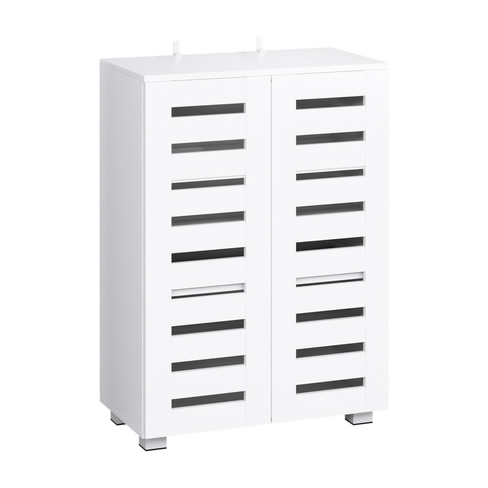 Artiss Shoe Cabinet 20 Pairs 5 Tier White Alster Shoe Cabinets