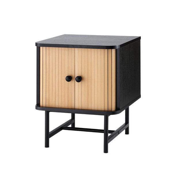 Artiss Bedside Table With Sliding Doors Boris Bedside Tables