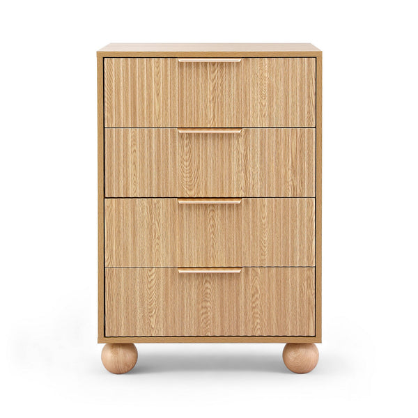 Artiss 4 Chest Of Drawers Dresser Tallboy Pine Dressers & Chests Of Drawers