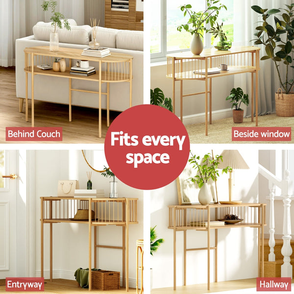 Artiss Console Table 124Cm Pine Tables