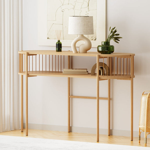 Artiss Console Table 124Cm Pine Tables