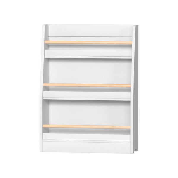Keezi Kids Bookshelf 3 Tiers Storage Children Bookcase Organiser Display Shelf Kids Bookshelves