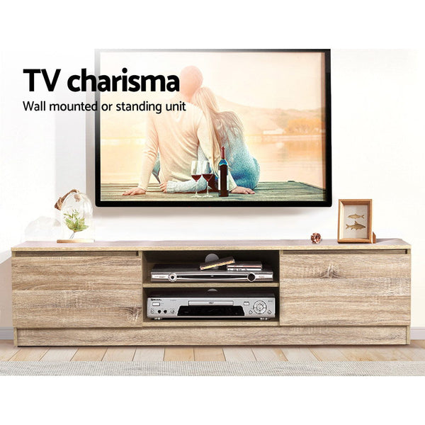 Artiss Tv Cabinet Entertainment Unit 160Cm Pine Charles Tv Stands & Entertainment Units