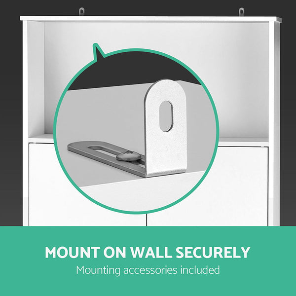 Artiss Bathroom Cabinet Over The Toilet Storage Shelf Bathroom Cabinets