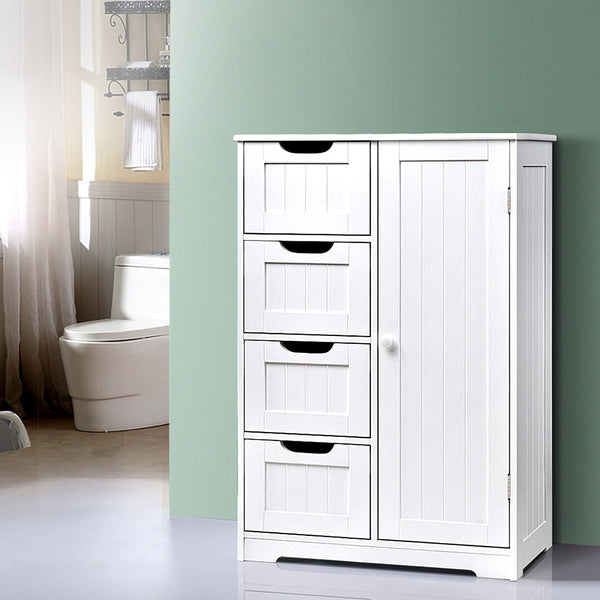 Artiss Bathroom Cabinet Storage Drawers White Bathroom Cabinets