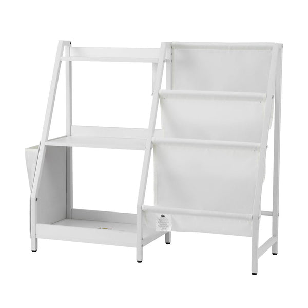 <P>The Keezi 3 Tier Kids Bookshelf Provides Smart Storage Solutions For Children's Spaces, Featuring A Combination Of Open Shelves And Sling Style Boo