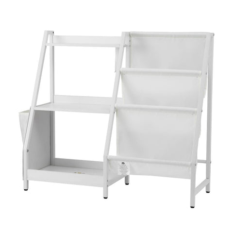 <P>The Keezi 3 Tier Kids Bookshelf Provides Smart Storage Solutions For Children's Spaces, Featuring A Combination Of Open Shelves And Sling Style Boo