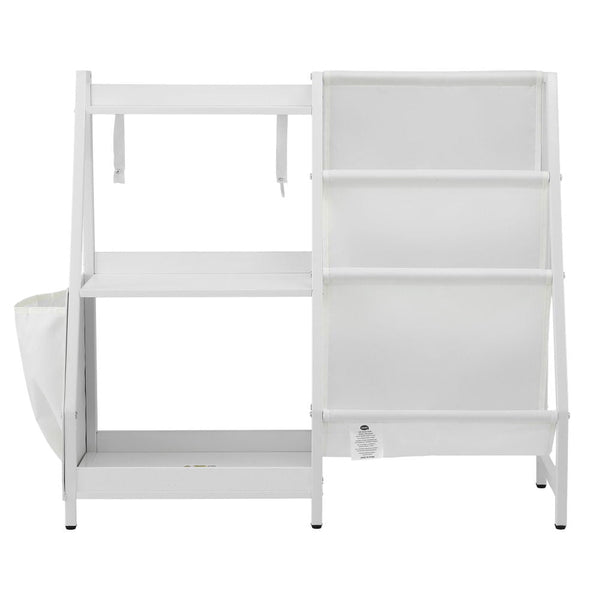 <P>The Keezi 3 Tier Kids Bookshelf Provides Smart Storage Solutions For Children's Spaces, Featuring A Combination Of Open Shelves And Sling Style Boo