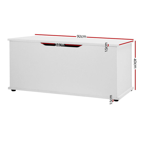 Keezi Kids Toy Box Chest Children Container Storage Clothes Organiser Cabinet Toy Boxes